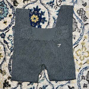 Gymshark Marl Seamless Leggings Green Size M